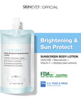 SKINEVER Water Light Body Brightening Sunscreen Lotion