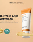 SKINEVER Salicylic Refreshing Scrub Cleanser-Facial wash