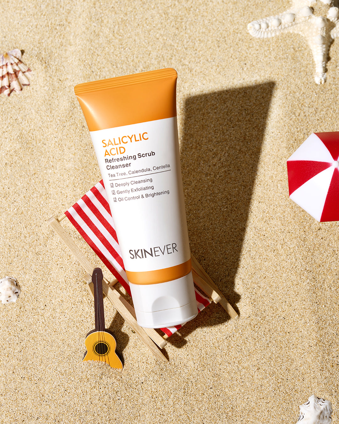 SKINEVER Salicylic Refreshing Scrub Cleanser-Facial wash