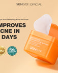 SKINEVER Cotton ACNE Pads Salicylic Acid Vitamin C