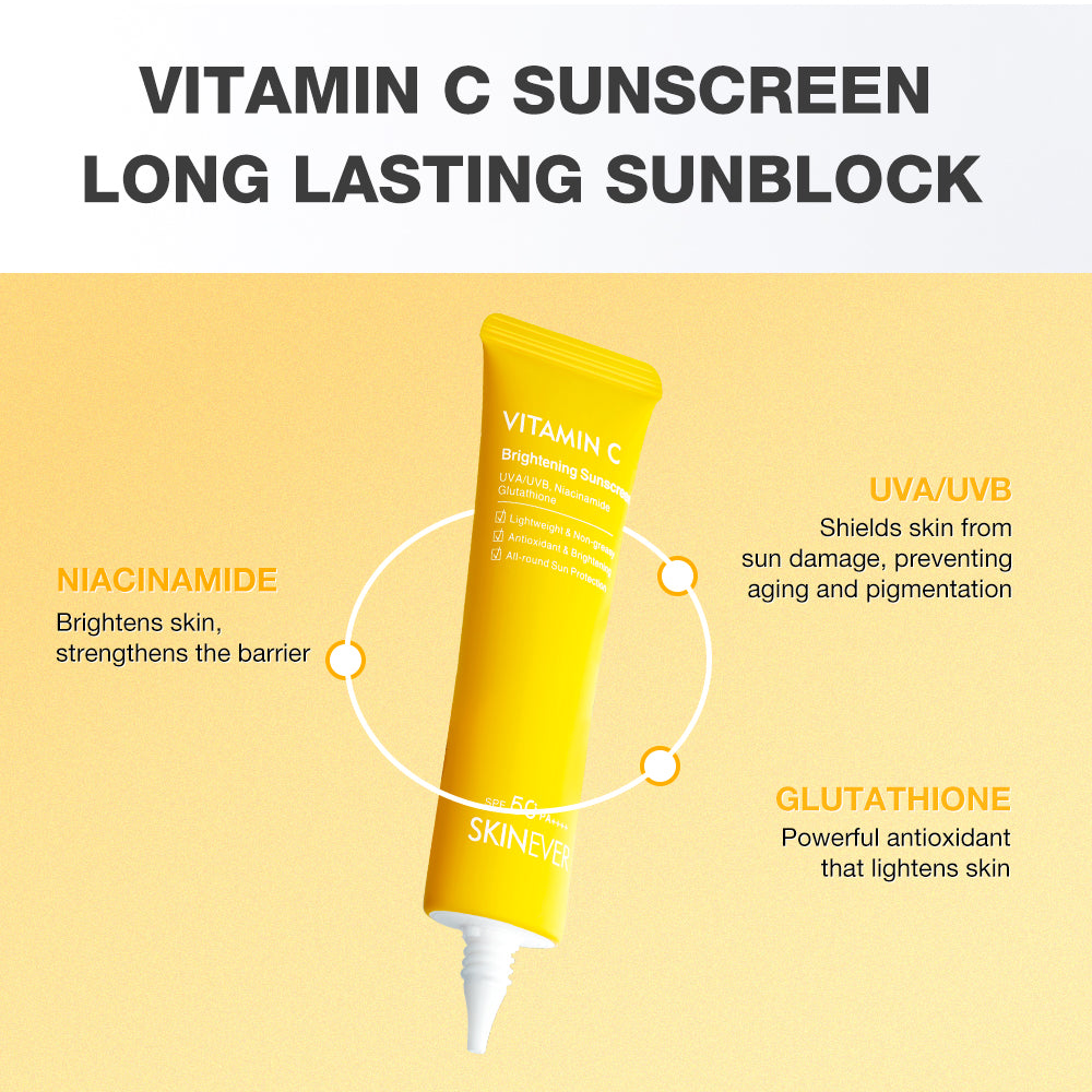 SKINEVER Vitamin C Brightening Sunscreen