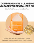 SKINEVER Cotton ACNE Pads Salicylic Acid Vitamin C