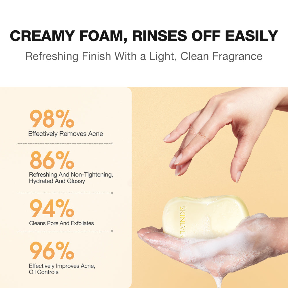 SKINEVER Salicylic Acid Refreshing Acne Soap