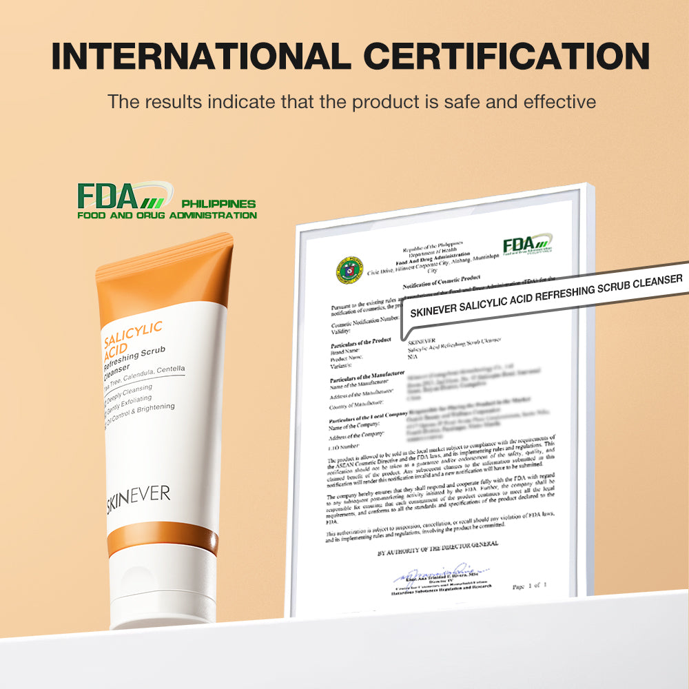 SKINEVER Salicylic Refreshing Scrub Cleanser-Facial wash