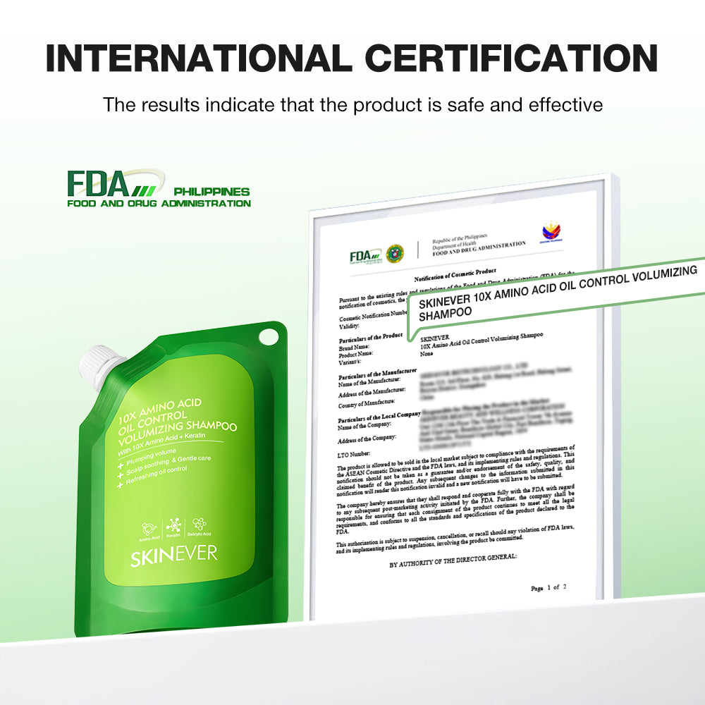 SKINEVER 10X Amino Acid Oil Control Volumizing Shampoo