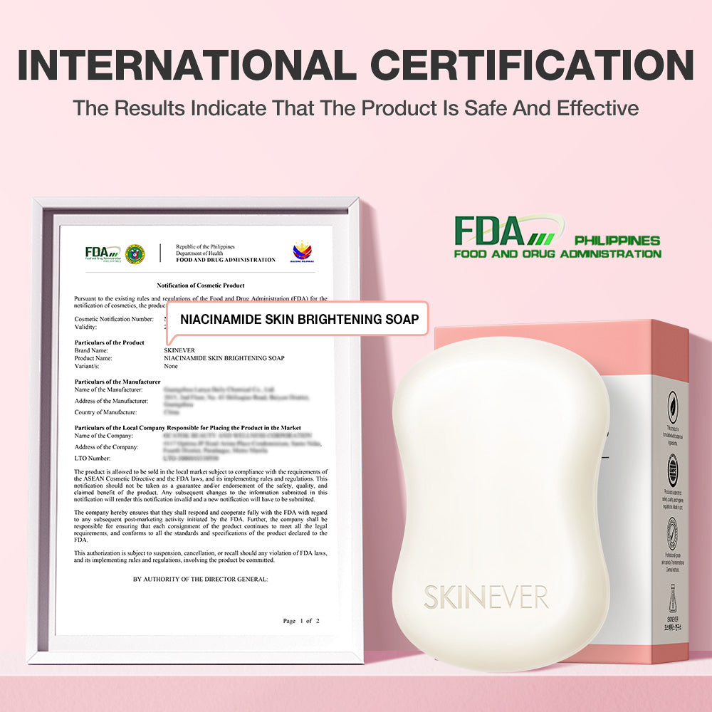 SKINEVER Niacinamide Skin Brightening Soap