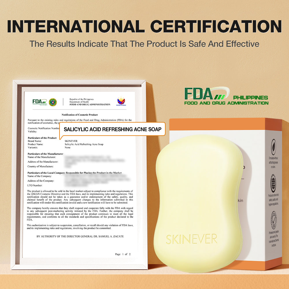 SKINEVER Salicylic Acid Refreshing Acne Soap