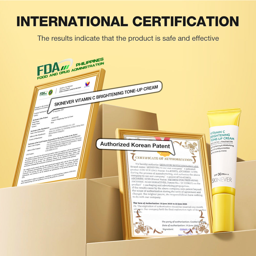 SKINEVER Vitamin C Sunscreen Tone-Up Cream