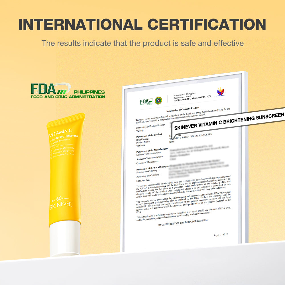 SKINEVER Vitamin C Brightening Sunscreen