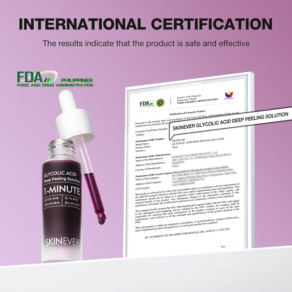 SKINEVER Glycolic Acid Deep Peeling Solution